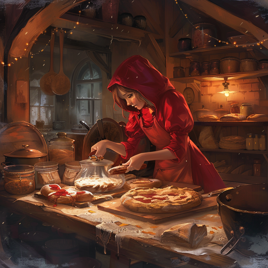 Little Red Riding Hood Baking